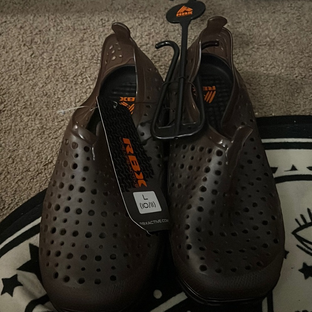 Brown Rubber Clogs